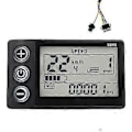 Miniatyrbillede 1 af 5: 24v-60v S866 Kontroller Panel Dashboard Vandtæt Elektrisk Cykel LCD Display Til Elektrisk E-cykel Scooter (sm Stik)
