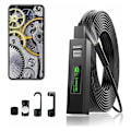 Miniatyrbillede 1 af 5: WiFi Borescope Endoskop Kamera USB Inspektionskamera, 1200P HD Endoskop Kamera IP68 Vandtæt med 8 LED til iPhone, Android, iPad, Mac, PC, Lapt
