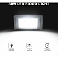 Miniatyrbild 4 av 5: (1 Pack) 30W LED-utomhusstrålkastare, IP65 Vattentät Kraftfull LED-strålkastare för Utomhusbruk, 220V Kallvitt Utomhusljus, LED-strålkastare för Utomhusbruk, Säkerhet