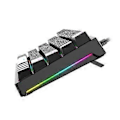 Miniatyrbild 4 av 5: Trådbundet Mekaniskt Gamingtangentbord 61 Tangenter Mini RGB Bakgrundsbelyst Ljusstark Kristallbas Tangentbord med Hot Swap Switch för Gamers