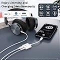 Pikkukuva 5 / 5: USB-C - 3,5 mm:n audioliitäntä ja lataussovitin, 60 W PD, Type C Aux -muunnin
