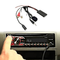 Pikkukuva 2 / 5: Yleismallinen Autoradio 3,5 mm RCA Audio Aux -tulo Bluetooth-mikrofonikaapeli Pioneerille