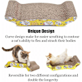 Miniatyrbilde 4 av 5: Kattenskrapepapp (2 stykker) Klørestolpe for bølgepapp Katter Kløbrett med kattemynte