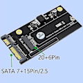 Miniatyrbilde 3 av 5: 20+6 Pin SSD til SATA 2,5 Tommers Adapterkort Konverter for X1 Carbon