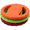 Pikkukuva 2 / 4: Kelluva koiran frisbee - Ulkokoulutukseen ja leikkiin - Kumifrisbee suurille koirille (oranssi)