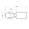 Miniatyrbilde 4 av 5: Cam Gasssparer Gasskonverteringsadapter Flat Tank, sølv