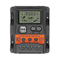 Pikkukuva 1 / 4: Aurinkolataussäädin LCD-näyttö 2 USB-ulostuloa PWM-paneelin lataussäädin 12V 24V 20A 260W 520W