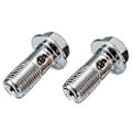 Miniatyrbilde 1 av 5: 2x Motorsykkel Rustfritt Bremsebolt M10 X1.0mm Caliper Hovedsylinder
