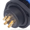 Pikkukuva 3 / 4: IP68 Vedenpitävä Pistokeliitin Laippa Ilmailu Virtaliitin Teollisuusadapteri AC380V SP20 5 Pin (380V 25A)