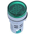 Miniatyrbillede 5 af 5: AD16‑22FSV Rund Form Digital Spændingssignalindikator Spændingsmålerindikator 60~500V AC Grøn