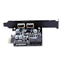 Miniatyrbild 4 av 5: PCI-Express USB3.0 2 Portars Frontpanel med 19Pin Strömkontrollkortadapter