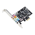 Miniatyrbilde 1 av 5: 5.1 Internt Lydkort for PC for Windows 8 3D Stereo PCI-e Lydkort CMI8738