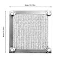 Pikkukuva 1 / 5: Tietokoneen pölytiivis verkkokansi kotelon pölysuoja, 80x80mm DIY PVC PC kotelotuulettimelle Jäähdytin Musta pölysuodatin DIY