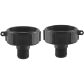 Miniatyrbilde 3 av 5: 2 stk IBC Tote Adapter 275 330 IBC Adapter Fin Tråd 2 Tommers Vann Tank Hage Slange Adapter Kobling
