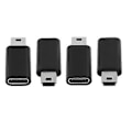 Miniatyrbild 1 av 5: 4st USB C till Mini USB 2.0 Adapter Typ C Hona Till Mini USB Konverteringsadapter För MP3 D