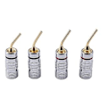 Miniatyrbillede 1 af 5: 4 stk. stik 4 mm stik til video Ser adapter O stik ledningskabel