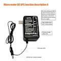 Miniatyrbillede 2 af 5: Genopladelig 5000mah 5v 9v 12v Ups Uafbrudt Backup 5.5x2.1mm Output Til Wifi Rout