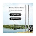 Miniatyrbilde 2 av 5: Bd7ibi 5.2m Rustfri Stål Pisk Antenne Trekkstang Kompatibel Med Hf Radio Positiv V Antenne Gp Antenne Diy M1