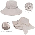 Miniatyrbild 3 av 5: Breda Solhattar för Kvinnor Dubbelsidiga Bucket Hats Hopfällbar Solskärm för Kvinnor