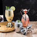 Miniatyrbillede 3 af 5: Pine Glas Metal Mule DIY Glas Hjem Rotter Bar Tilbehør