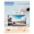 Miniatyrbild 4 av 5: 2-pack Monitor Memo Whiteboard, Magnetisk Sticky Note-hållare Whiteboard för Dator med Självhäftande Metallremsor