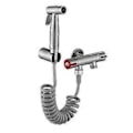 Miniatyrbilde 1 av 5: Toalett Bidet Kran Jet Sett Håndholdt Dusj Sprøyte Hjem Baderom Bidet i Rustfritt Stål
