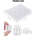 Miniatyrbild 2 av 5: Transparent nagelborr pärla förvaringslåda - 30 rutnät diamantbroderi arrangör