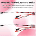 Miniatyrbillede 4 af 5: 2 STK RC Bil 30A ESC Fremad Bak Børste Bremse Dobbeltvejs ESC Motor Hastighedsregulator til 1/16 1/18 1/24 Bil Båd Tank