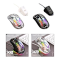 Miniatyrbild 2 av 5: Attack SharkX2Pro 3 Lägen RGB Gamingmus med Laddningsdocka Typ-C +2.4G+BT5.0