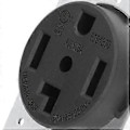 Pikkukuva 2 / 4: 4-reikäinen teollisuuspistorasia Naaraspuolinen virtaliitin US-standardi 30A 125V/250V