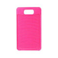 Miniatyrbillede 1 af 5: Bærbar Mini Anti-slip Plast Håndvaskebræt Husholdningsartikler (rosenrød) (4-d-w)