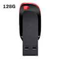 Miniatyrbillede 4 af 5: Mini Højhastigheds USB Flash Drev 2.0 128G Sort Nøglering Pen Drev 128G Lagerhukommelseskort