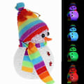 Miniatyrbillede 4 af 5: Jule Natlampe, Snemand Stil LED Lampe Natlampe LED Natlampe Stilfuld og Moderne