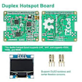 Miniatyrbild 3 av 5: Duplex Hotspot-kort med OLED-skärmstöd DMR P25 D Star Mini Relämodul Stöd UHF VHF för