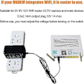 Miniatyrbillede 3 af 5: Genopladelig 5000mah 5v 9v 12v Ups Uafbrudt Backup 5.5x2.1mm Output Til Wifi Rout
