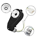 Miniatyrbillede 4 af 5: 2 stk. Gearkasse til børne-elbil 550 12V Motor 40000RPM Elmotor med gearkasse Højhastigheds RS550 DC Motor Match