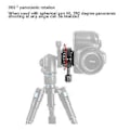 Miniatyrbilde 5 av 5: Kameraklemme Panoramaklemme Stativ Monopod Hurtigutløserplate Feste Roterende Klemme For Arca Plate D