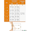 Miniatyrbilde 2 av 4: Relaxsan Antiembolisme M0350a Antiembolisme Knestrømper med Åpen Tå - K1-18-23 Mmhg