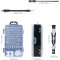 Miniatyrbild 2 av 5: 115 i 1 mini skruvmejsel set precision kit verktyg liten låda torx skruvmejsel dator demontering bärbar dator pc för macbook, iphone, reparation, gla