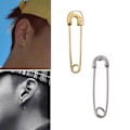 Miniatyrbillede 2 af 5: Eksklusive øreringe Simple Small Pin Stud Øreringe Ear Threader til Unisex