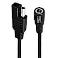 Pikkukuva 4 / 5: SAE - 5.5x2.1mm naarasadapterikaapeli, luotettava virtaliitäntäkaapeli