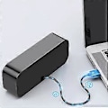 Miniatyrbilde 4 av 5: Bærbar USB Datamaskin Høyttaler PC Høyttaler Mini Lydplanke Stereo Lyd for TV/Laptop/Datamaskin Plug and Play