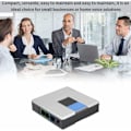 Pikkukuva 4 / 5: 2-porttinen VoIP-yhdyskäytävä, Internet-puhelinsovitin, SIP V2 -protokolla, verkkokaapeli Linksys PAP2T:lle (EU-pistoke)