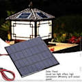 Miniatyrbilde 3 av 4: 2 stk. DC9V 2W Epoksy Solcellepaneler Polysilisium Batteri Leker Lader Modul med 100cm Kabel