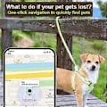 Miniatyrbild 3 av 5: Mini GPS Tracker 2.4G Lågeffekt WIFI Locator Bil Husdjur Airtags Smart Finder Nyckelhittare Positionering Findmy Tag APP (Vit)