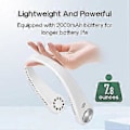 Miniatyrbild 4 av 4: USB Portabel Handsfree Nackfläkt, 360 Lazy Nackfläkt 48 Omgivande Luftutsläpp