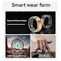 Miniatyrbillede 5 af 5: R02 Smart Ring Sundhedsovervågning IP68 Vandtæt Multi-Sports Modes til Android til IOS Tin Farve Nr. 10 19.8mm