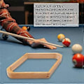 Miniatyrbillede 5 af 5: Billardkugleholder i træ, Billard 8-Ball Trekantet Holder og 9-Ball Diamant Billardholder til Billardbord