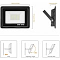 Miniatyrbild 2 av 5: (1 Pack) 30W LED-utomhusstrålkastare, IP65 Vattentät Kraftfull LED-strålkastare för Utomhusbruk, 220V Kallvitt Utomhusljus, LED-strålkastare för Utomhusbruk, Säkerhet