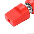 Miniatyrbild 4 av 4: Terminal Multipurpose 4mm Mässing Platt Lock M8 100A Högströmsplint med JackRed